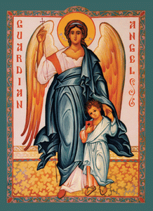 Guardian Angel with Boy Icon (M)